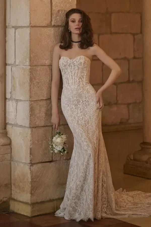 Model wearing a gown by Sottero & Midgley