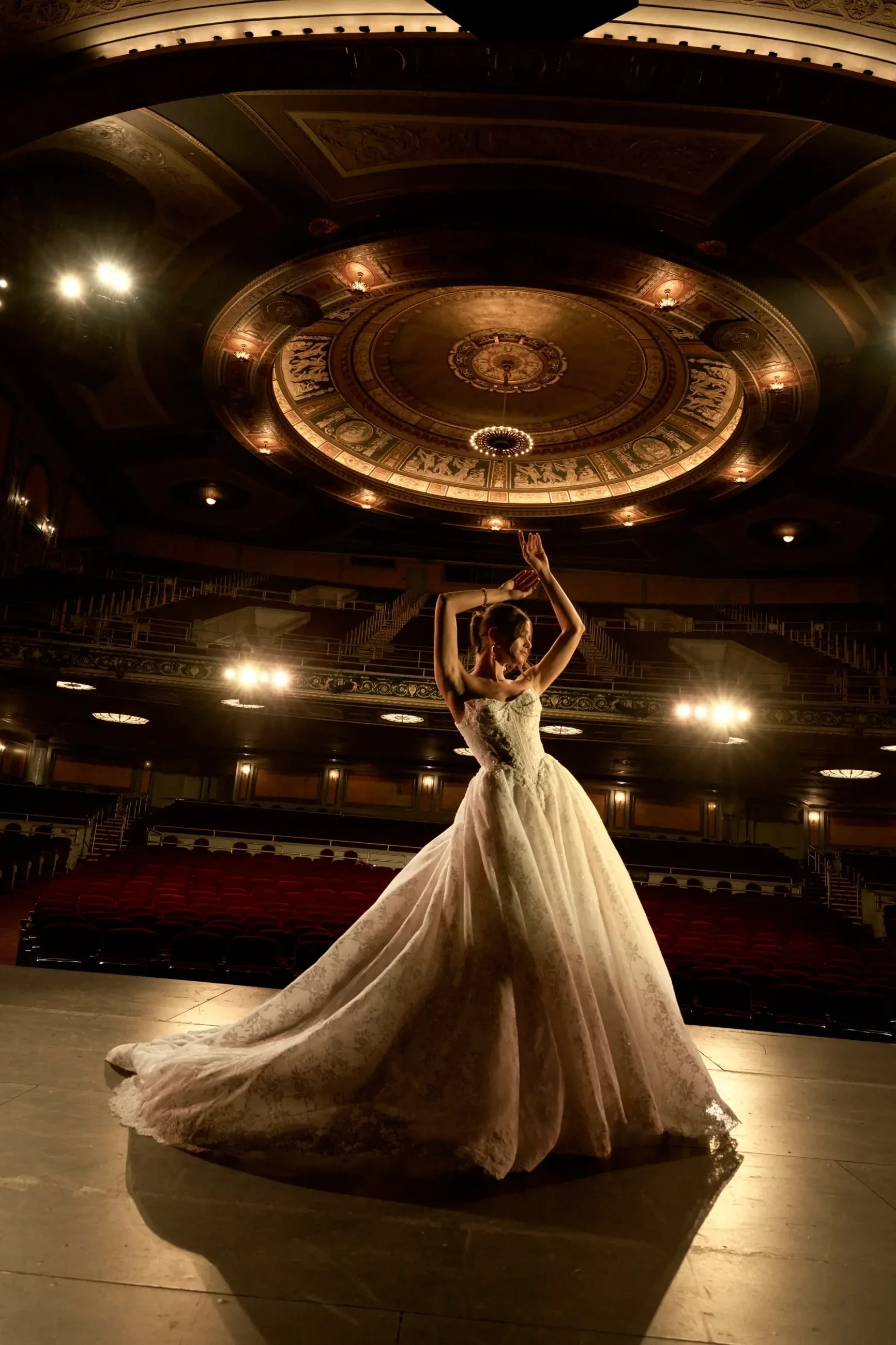 Image of a model wearing Maggie Sottero - Ryland gown.