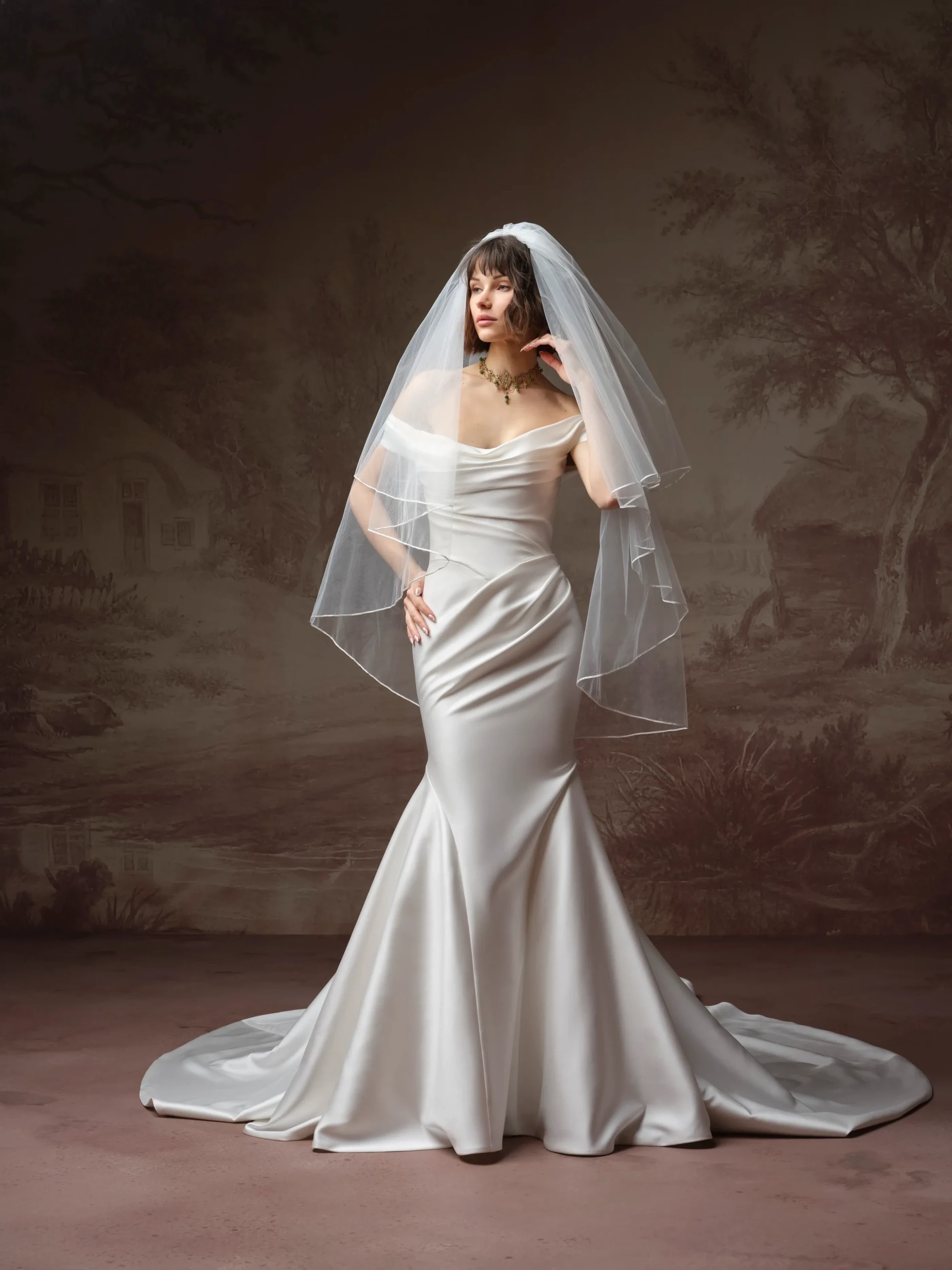 Image of a model wearing Sottero and Midgley Recine gown