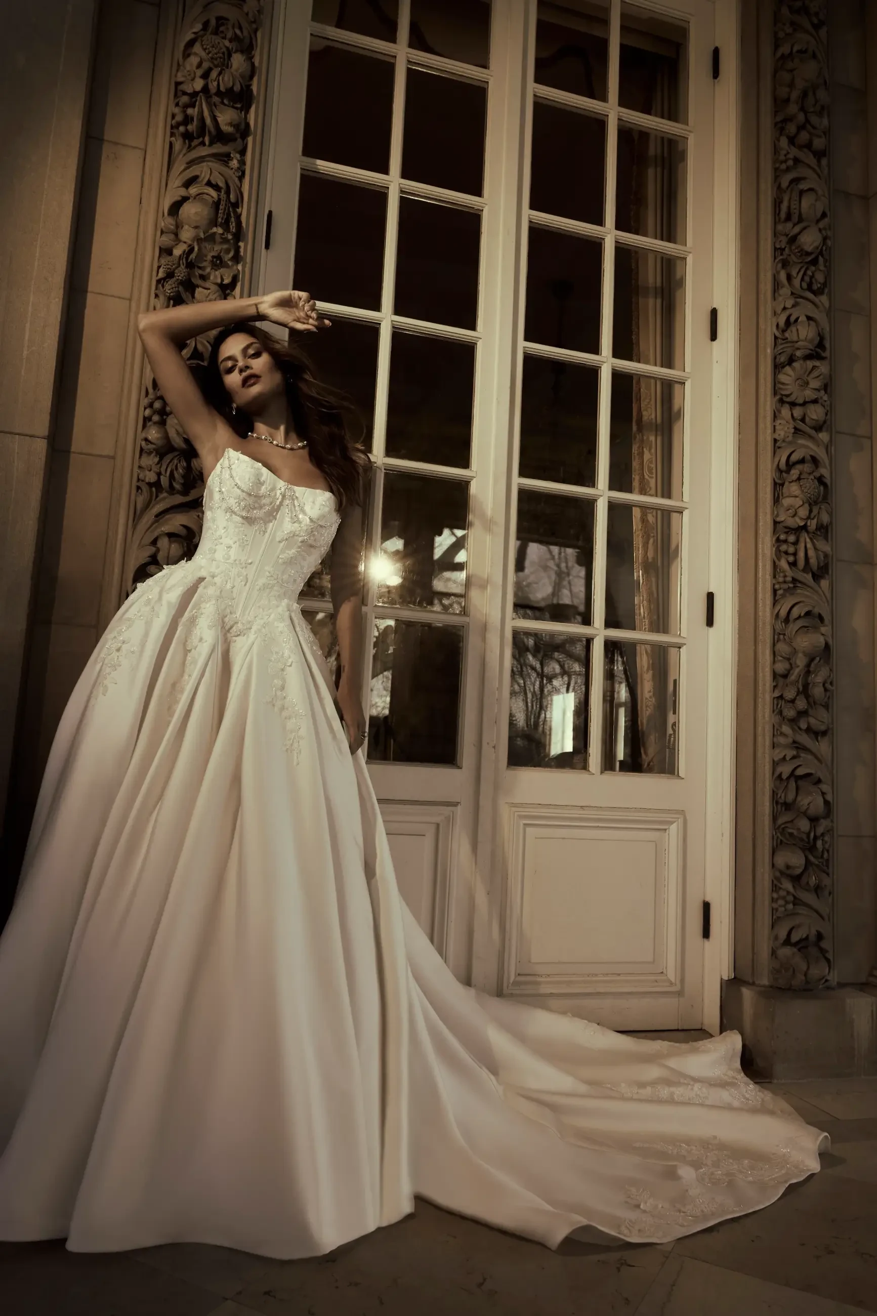 Image of a model wearing Sottero and Midgley Petra gown