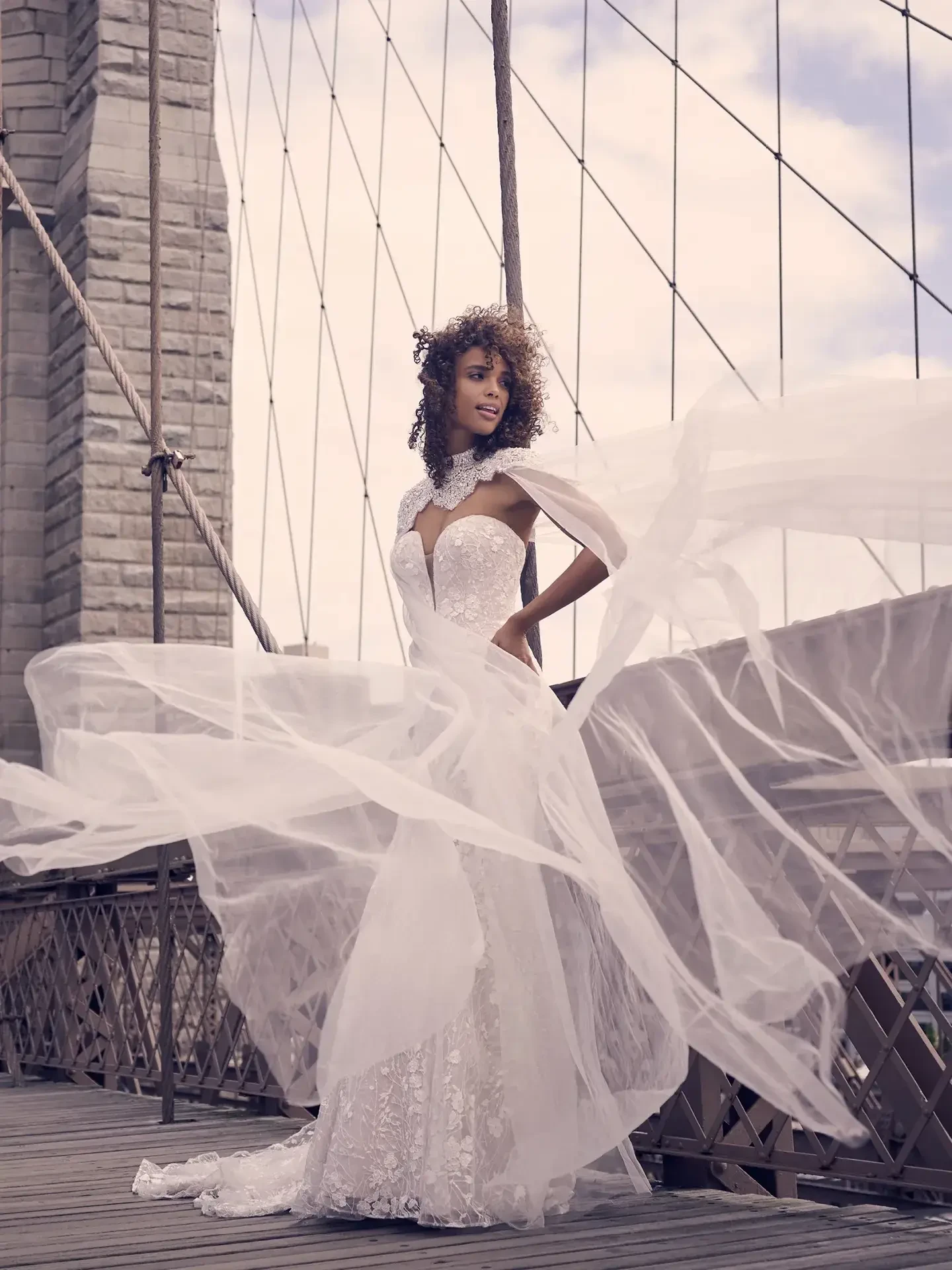 Model is wearing the Maggie Sottero 