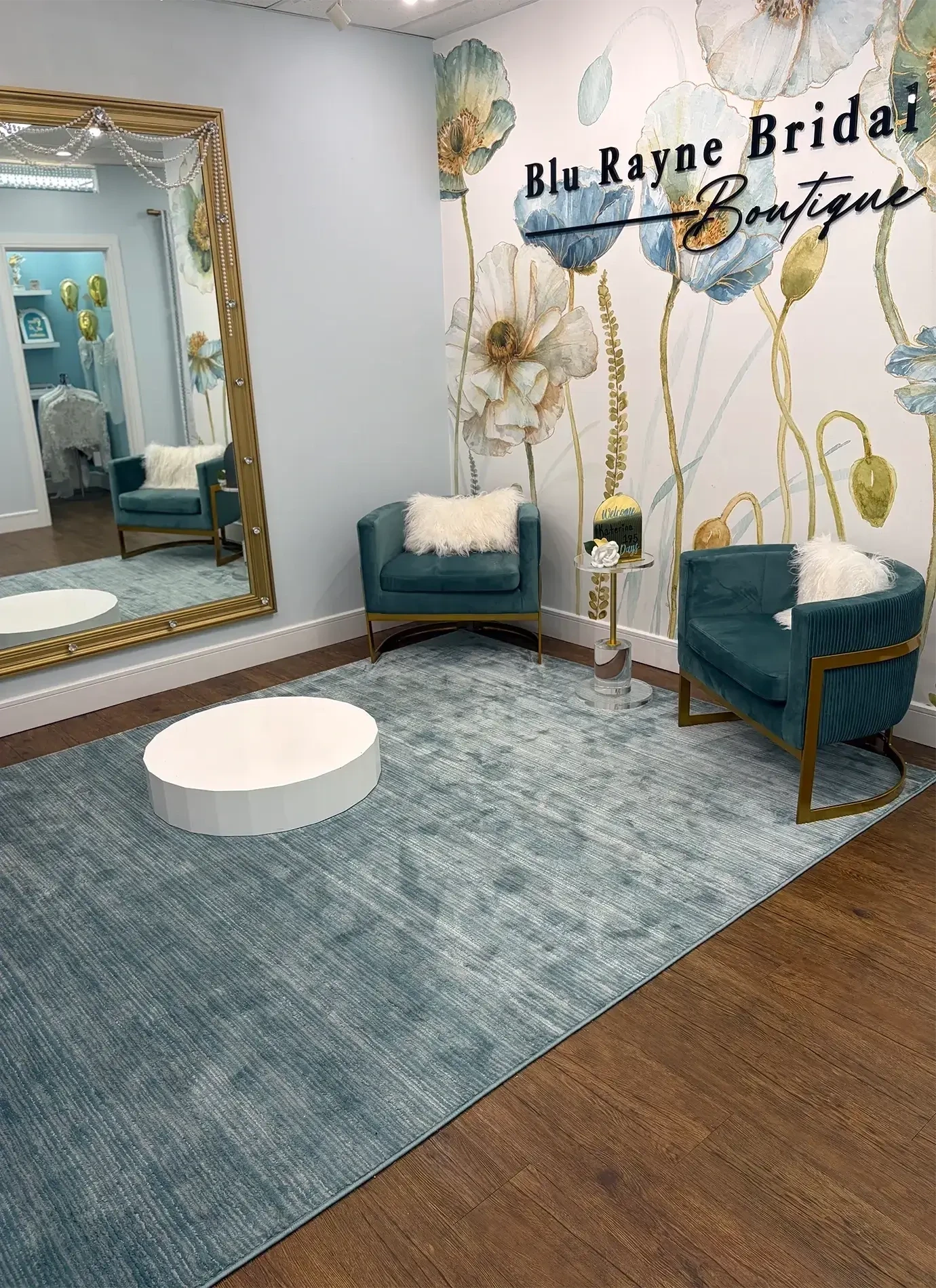 Model wearing a gown by Maggie Sottero