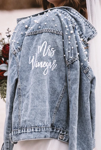 Heirloom Bridal Classic Pearl Studded Jacket #0 default thumbnail