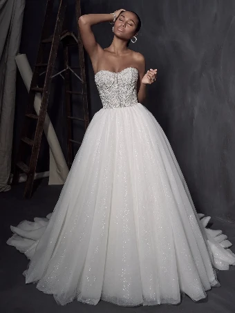 Sottero and Midgley - Sale 22SK997 #0 Ivory/Silver Accent thumbnail