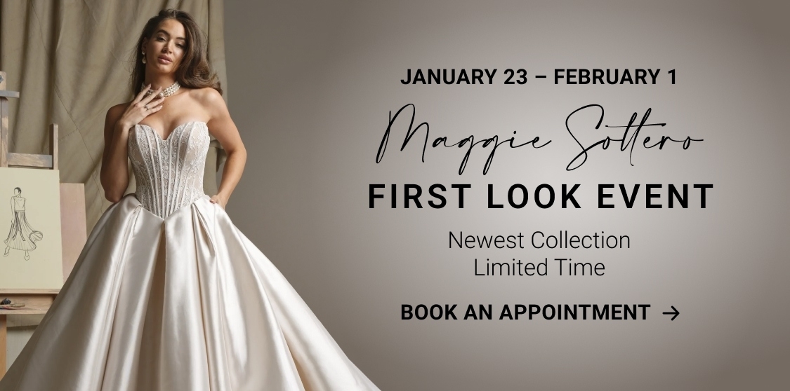 Maggie Sottero First Look Event 2026 Banner Mobile