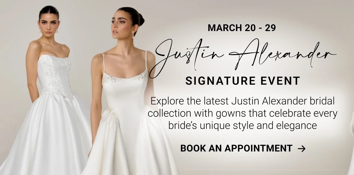 Justin Alexander Signature Event Banner