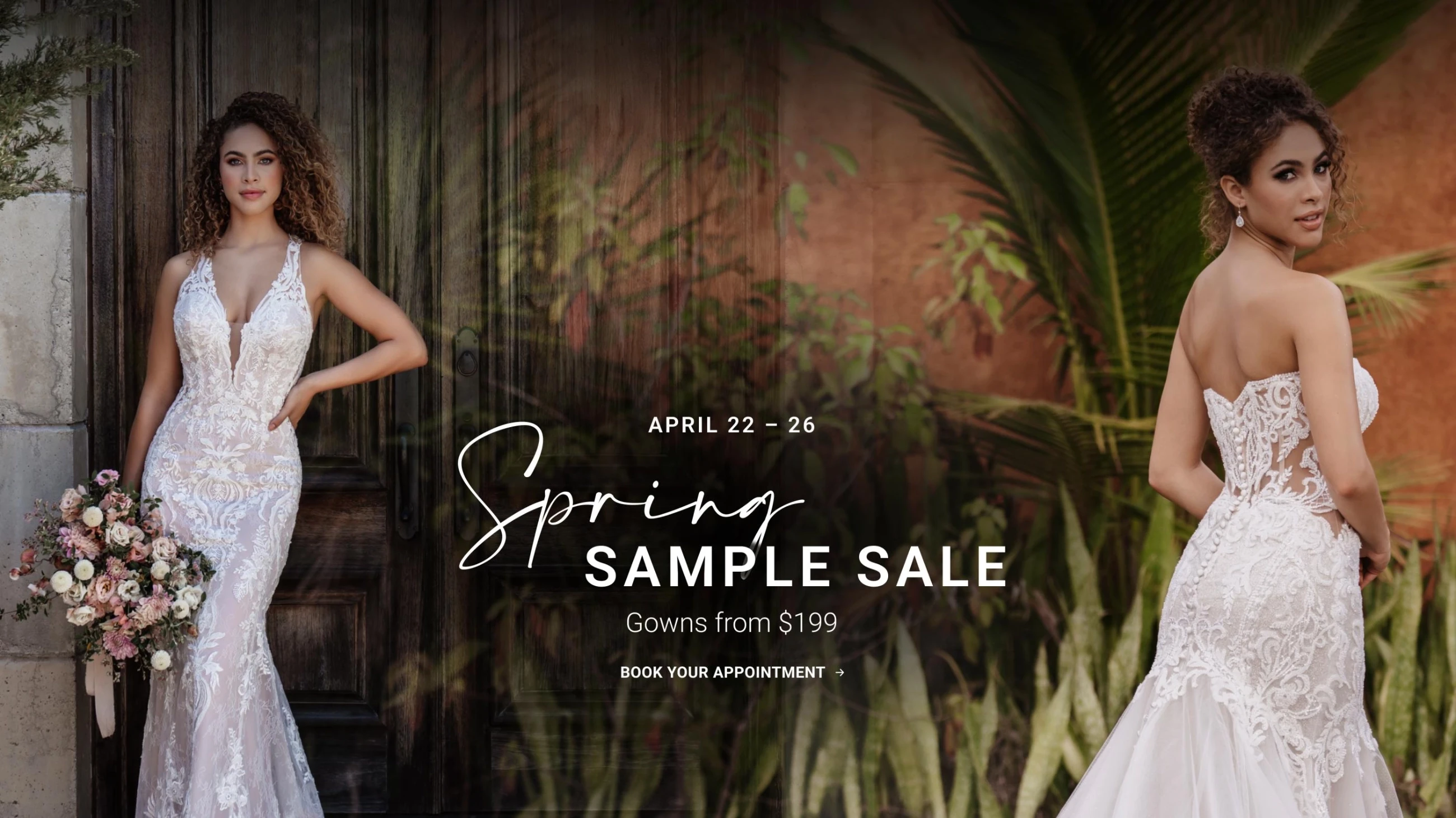 Spring Sample Sale Event Banner